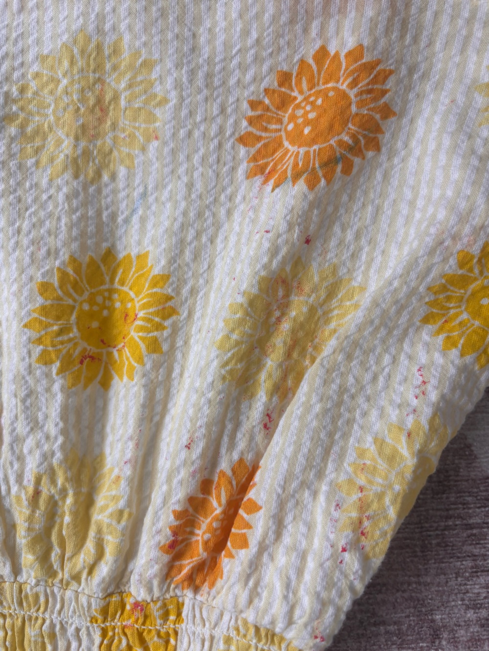 monica + andy: Yellow Floral Girls' Dress - 4T - Picture 5 of 7